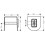 Uchwyt na papier toaletowy z półką Chrom AXOR Universal Softsquare Axor (42436000)