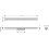 Element zewnętrzny odpływu liniowego 900, montaż odsunięty od ściany Chrom AXOR Drain Axor (42522000)