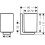 Kubek na szczoteczki do zębów Nikiel Szczotkowany AXOR Universal Rectangular Axor (42604820)