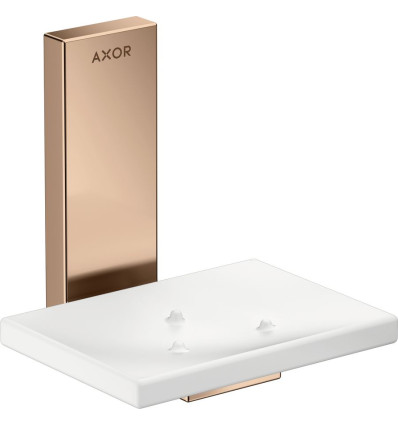 Mydelniczka Czerwony Złoty Polerowany AXOR Universal Rectangular Axor (42605300)