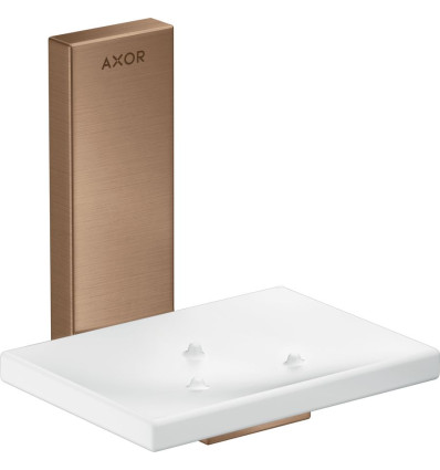 Mydelniczka Czerwony Złoty Szczotkowany AXOR Universal Rectangular Axor (42605310)