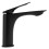 Bateria umywalkowa niska czarny mat Avalon Rea (REA-B1117)