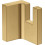 Haczyk na ręcznik Złoty Optyczny Szczotkowany AXOR Universal Rectangular Axor (42611250)