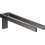 Wieszak na ręczniki, 2-ramienny Czarny Chrom Polerowany AXOR Universal Rectangular Axor (42622330)