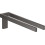 Wieszak na ręczniki, 2-ramienny Czarny Chrom Szczotkowany AXOR Universal Rectangular Axor (42622340)