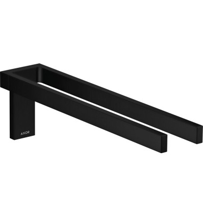 Wieszak na ręczniki, 2-ramienny Czarny Matowy AXOR Universal Rectangular Axor (42622670)