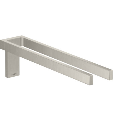 Wieszak na ręczniki, 2-ramienny Stal Szlachetna Optyczna AXOR Universal Rectangular Axor (42622800)