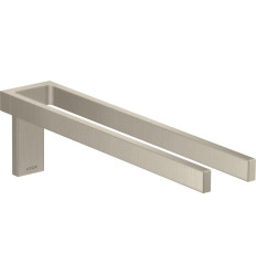 Wieszak na ręczniki, 2-ramienny Nikiel Szczotkowany AXOR Universal Rectangular Axor (42622820)