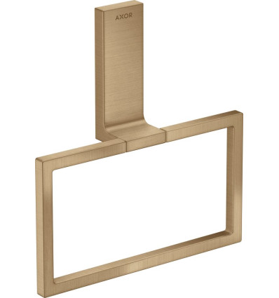 Wieszak na ręcznik typu Ring Brąz Szczotkowany AXOR Universal Rectangular Axor (42623140)