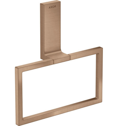 Wieszak na ręcznik typu Ring Czerwony Złoty Szczotkowany AXOR Universal Rectangular Axor (42623310)