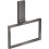 Wieszak na ręcznik typu Ring Czarny Chrom Polerowany AXOR Universal Rectangular Axor (42623330)
