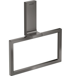 Wieszak na ręcznik typu Ring Czarny Chrom Polerowany AXOR Universal Rectangular Axor (42623330)