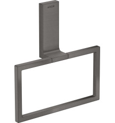 Wieszak na ręcznik typu Ring Czarny Chrom Szczotkowany AXOR Universal Rectangular Axor (42623340)