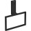Wieszak na ręcznik typu Ring Czarny Matowy AXOR Universal Rectangular Axor (42623670)