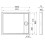 Brodzik akrylowy medio 100X80X7,5 biały Granada Roca (A27T006000)