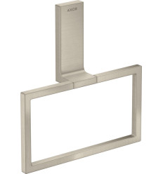 Wieszak na ręcznik typu Ring Nikiel Szczotkowany AXOR Universal Rectangular Axor (42623820)
