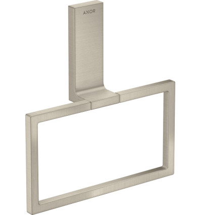 Wieszak na ręcznik typu Ring Nikiel Szczotkowany AXOR Universal Rectangular Axor (42623820)