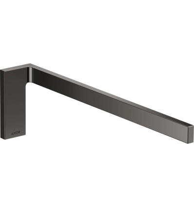 Wieszak na ręcznik, 1-ramienny Czarny Chrom Polerowany AXOR Universal Rectangular Axor (42626330)