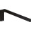 Wieszak na ręcznik, 1-ramienny Czarny Matowy AXOR Universal Rectangular Axor (42626670)