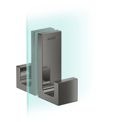 Uchwyt drzwi prysznicowych Czarny Chrom Polerowany AXOR Universal Rectangular Axor (42639330)