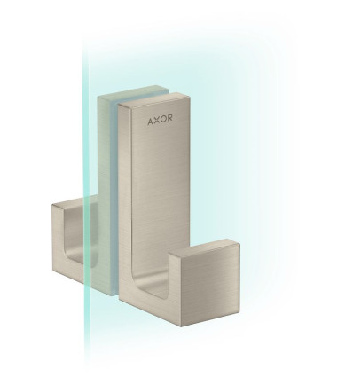 Uchwyt drzwi prysznicowych Nikiel Szczotkowany AXOR Universal Rectangular Axor (42639820)