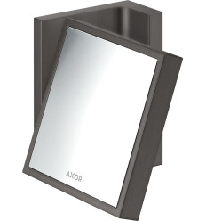 Lusterko kosmetyczne Czarny Chrom Szczotkowany AXOR Universal Rectangular Axor (42649340)
