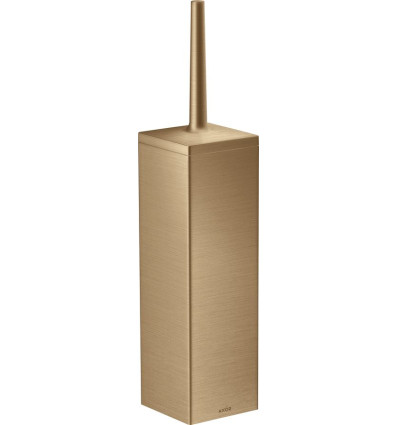 Szczotka do WC z pojemnikiem, ścienna Brąz Szczotkowany AXOR Universal Rectangular Axor (42655140)