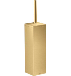 Szczotka do WC z pojemnikiem, ścienna Złoty Optyczny Szczotkowany AXOR Universal Rectangular Axor (42655250)
