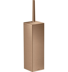 Szczotka do WC z pojemnikiem, ścienna Czerwony Złoty Szczotkowany AXOR Universal Rectangular Axor (42655310)