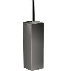 Szczotka do WC z pojemnikiem, ścienna Czarny Chrom Polerowany AXOR Universal Rectangular Axor (42655330)