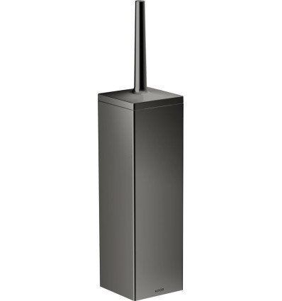 Szczotka do WC z pojemnikiem, ścienna Czarny Chrom Polerowany AXOR Universal Rectangular Axor (42655330)