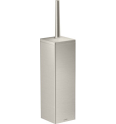 Szczotka do WC z pojemnikiem, ścienna Stal Szlachetna Optyczna AXOR Universal Rectangular Axor (42655800)