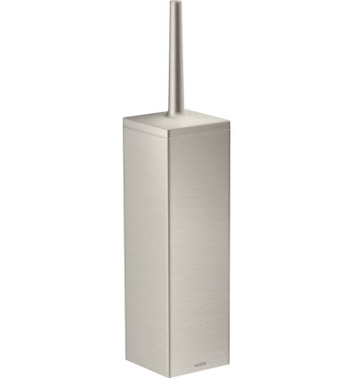 Szczotka do WC z pojemnikiem, ścienna Stal Szlachetna Optyczna AXOR Universal Rectangular Axor (42655800)