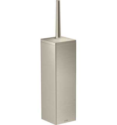 Szczotka do WC z pojemnikiem, ścienna Nikiel Szczotkowany AXOR Universal Rectangular Axor (42655820)