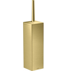 Szczotka do WC z pojemnikiem, ścienna Mosiądz Szczotkowany AXOR Universal Rectangular Axor (42655950)