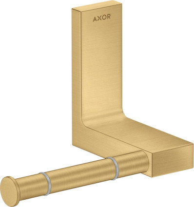 Uchwyt na papier toaletowy Złoty Optyczny Szczotkowany AXOR Universal Rectangular Axor (42656250)