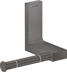 Uchwyt na papier toaletowy Czarny Chrom Szczotkowany AXOR Universal Rectangular Axor (42656340)