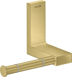 Uchwyt na papier toaletowy Mosiądz Szczotkowany AXOR Universal Rectangular Axor (42656950)