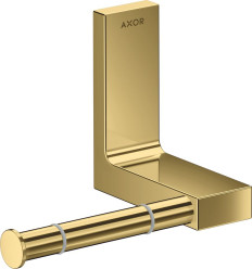 Uchwyt na papier toaletowy Złoty Optyczny Polerowany AXOR Universal Rectangular Axor (42656990)