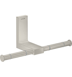 Uchwyt na papier toaletowy, podwójny Stal Szlachetna Optyczna AXOR Universal Rectangular Axor (42657800)