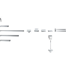 Mydelniczka / półka Chrom Szczotkowany AXOR Universal Softsquare Axor (42803260)