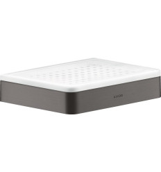Mydelniczka / półka Czarny Chrom Szczotkowany AXOR Universal Softsquare Axor (42803340)