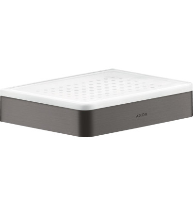 Mydelniczka / półka Czarny Chrom Szczotkowany AXOR Universal Softsquare Axor (42803340)