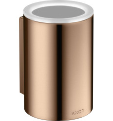 Kubek na szczoteczki do zębów Czerwony Złoty Polerowany AXOR Universal Circular Axor (42804300)