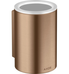 Kubek na szczoteczki do zębów Czerwony Złoty Szczotkowany AXOR Universal Circular Axor (42804310)
