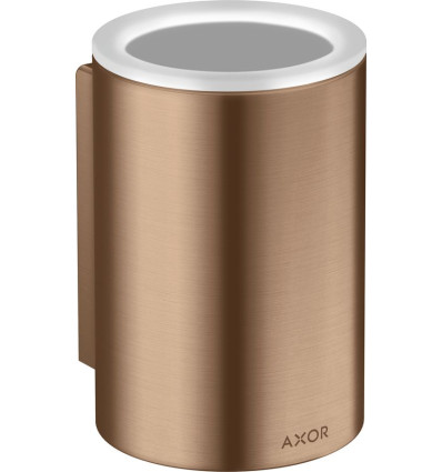 Kubek na szczoteczki do zębów Czerwony Złoty Szczotkowany AXOR Universal Circular Axor (42804310)