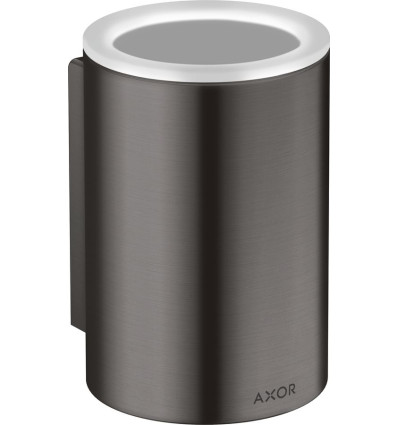 Kubek na szczoteczki do zębów Czarny Chrom Szczotkowany AXOR Universal Circular Axor (42804340)