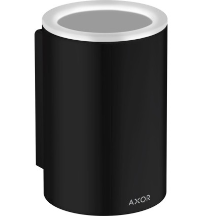 Kubek na szczoteczki do zębów Czarny Matowy AXOR Universal Circular Axor (42804670)
