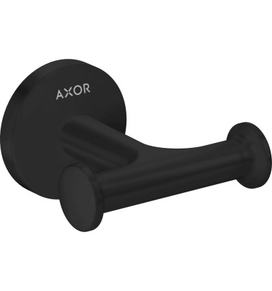 Haczyk na ręcznik, podwójny Czarny Matowy AXOR Universal Circular Axor (42812670)