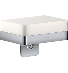 Dozownik mydła w płynie z półką Chrom Polerowany AXOR Universal Softsquare Axor (42819020)